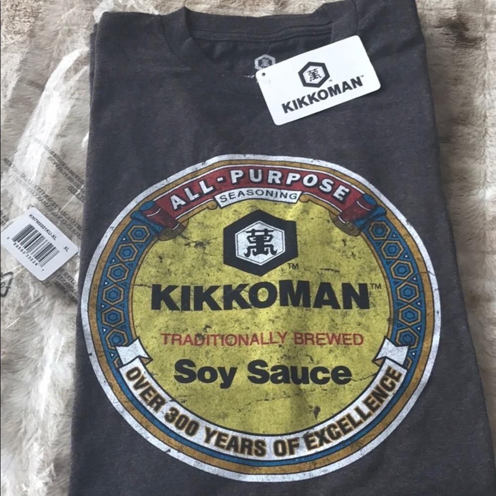 💕Kikkoman Soy Sauce T-Shirt 🍱🍣🍱🍣🍶